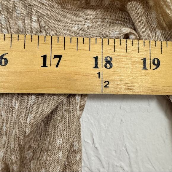 Savanna Jane Tan Floral Embroidered Blouse Womens S Boho Festival Spring Beachy - Picture 3 of 8